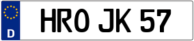 Truck License Plate